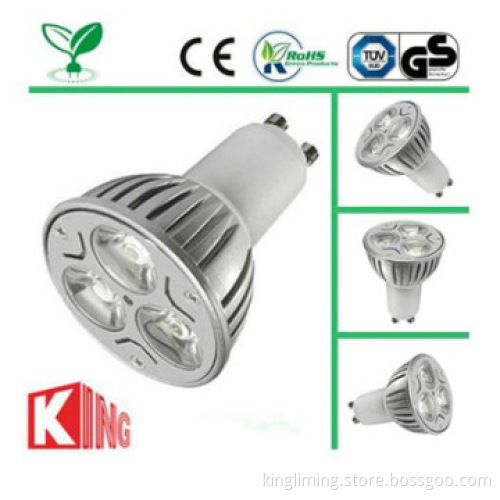 high lumen 6W LED GU10 led spotlight